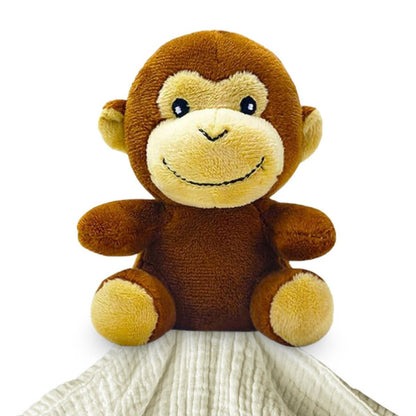 Monkey Plush Security Blanket | Baby Lovey