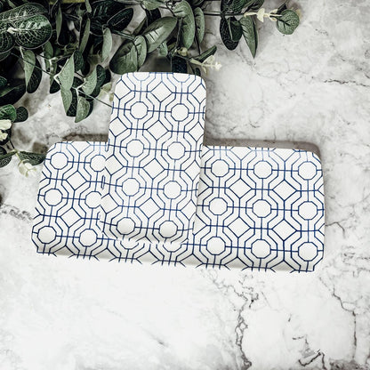 Blue &amp; White Chinoiserie Serving Tray Set | 4 Pieces