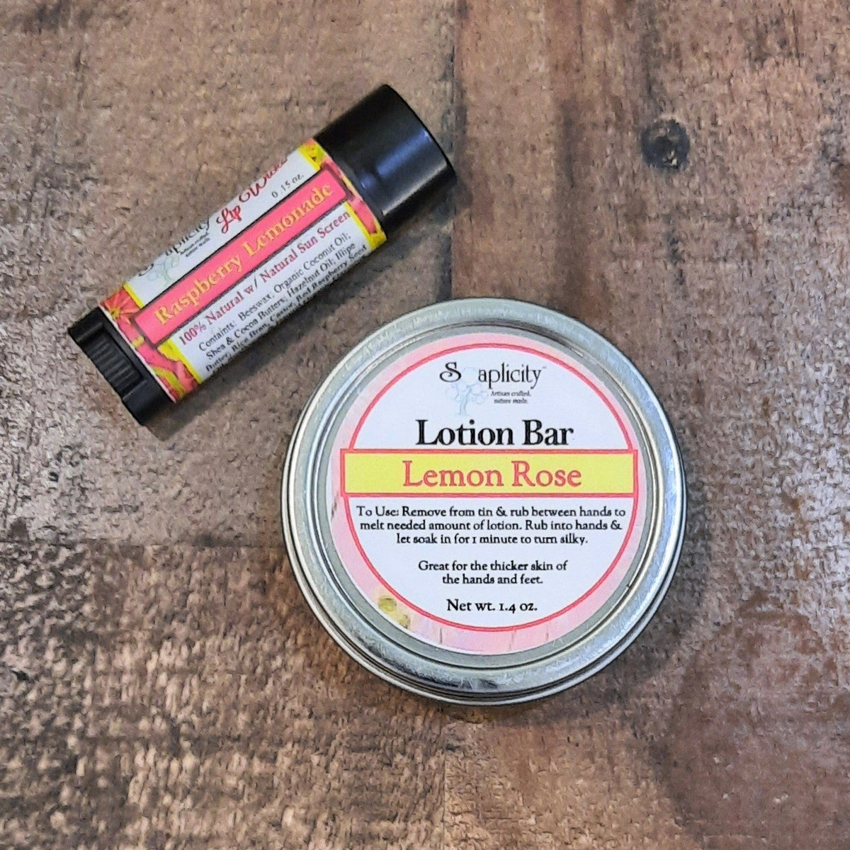 Lip Balm &amp; Lotion Bar Gift Set | Soaplicity