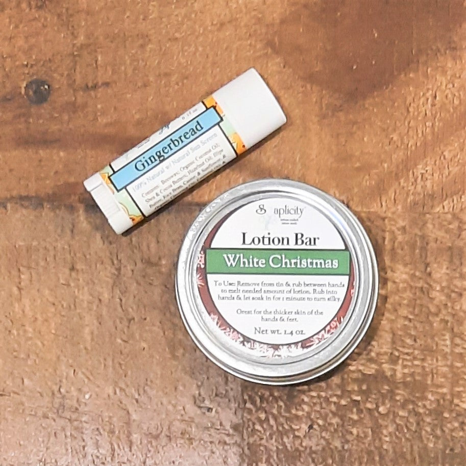 Lip Balm &amp; Lotion Bar Gift Set | Soaplicity