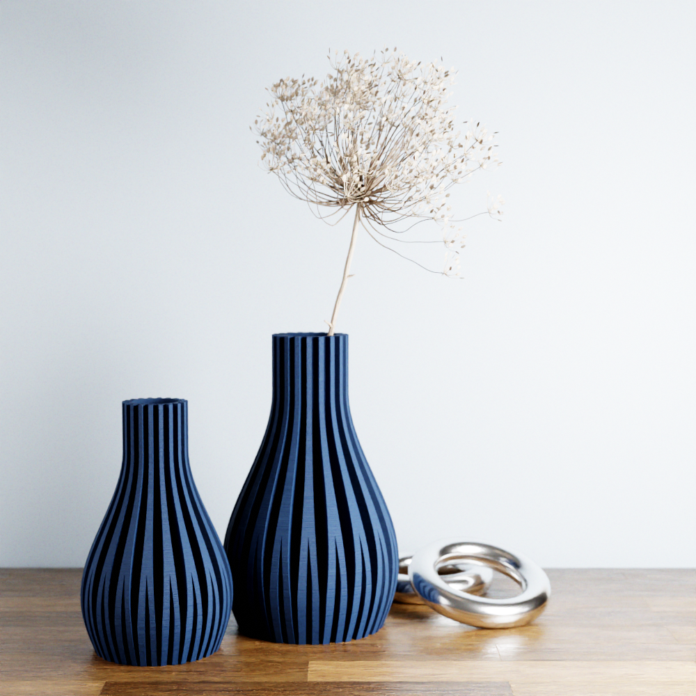 WILLOW Sculptural Fluted Vase