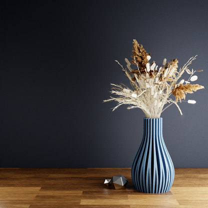 WILLOW Sculptural Fluted Vase