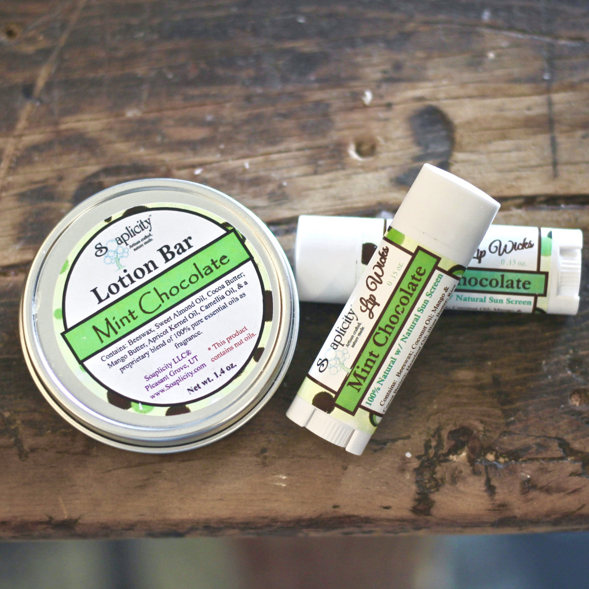 Lip Balm &amp; Lotion Bar Gift Set | Soaplicity