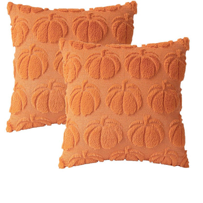 Textured Pumpkin Pillow Covers | Cozy Fall Home Decor