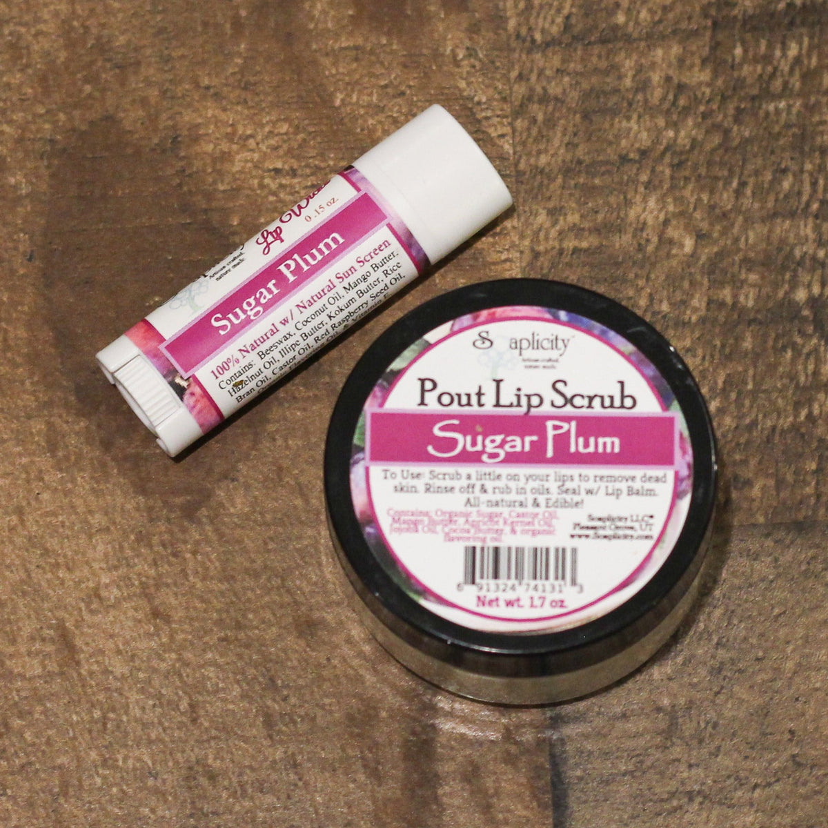 Lip Balm &amp; Lotion Bar Gift Set | Soaplicity