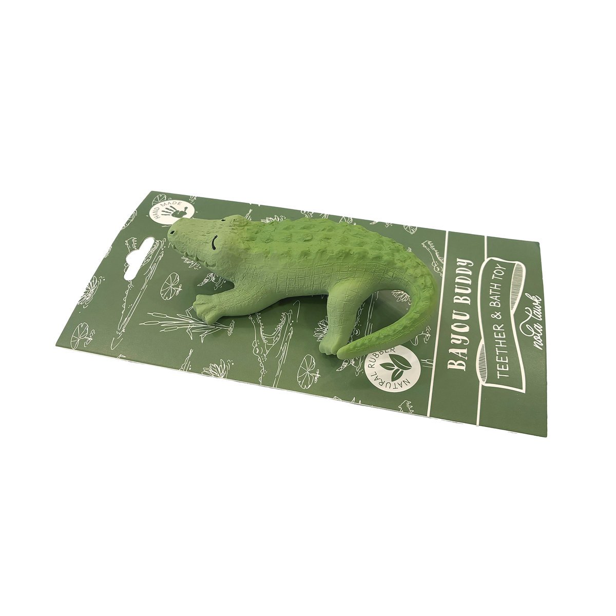 Bayou Buddy Alligator Baby Teether &amp; Bath Toy