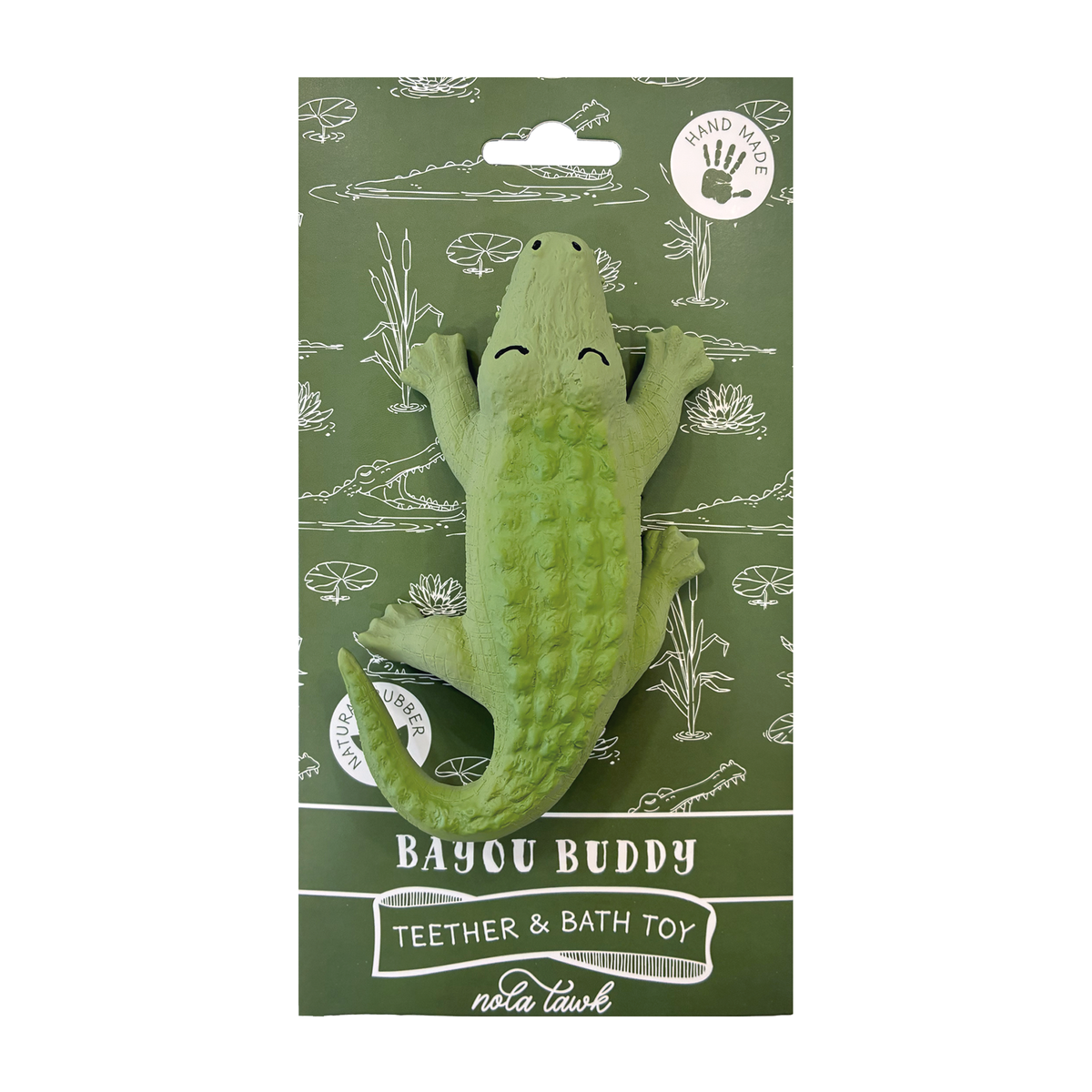 Bayou Buddy Alligator Baby Teether &amp; Bath Toy