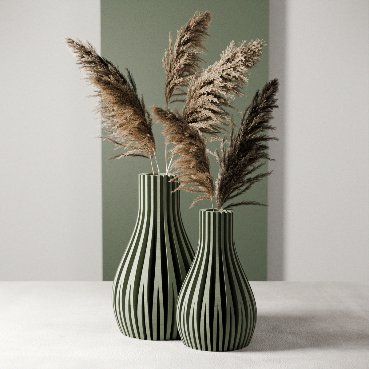 WILLOW Sculptural Fluted Vase