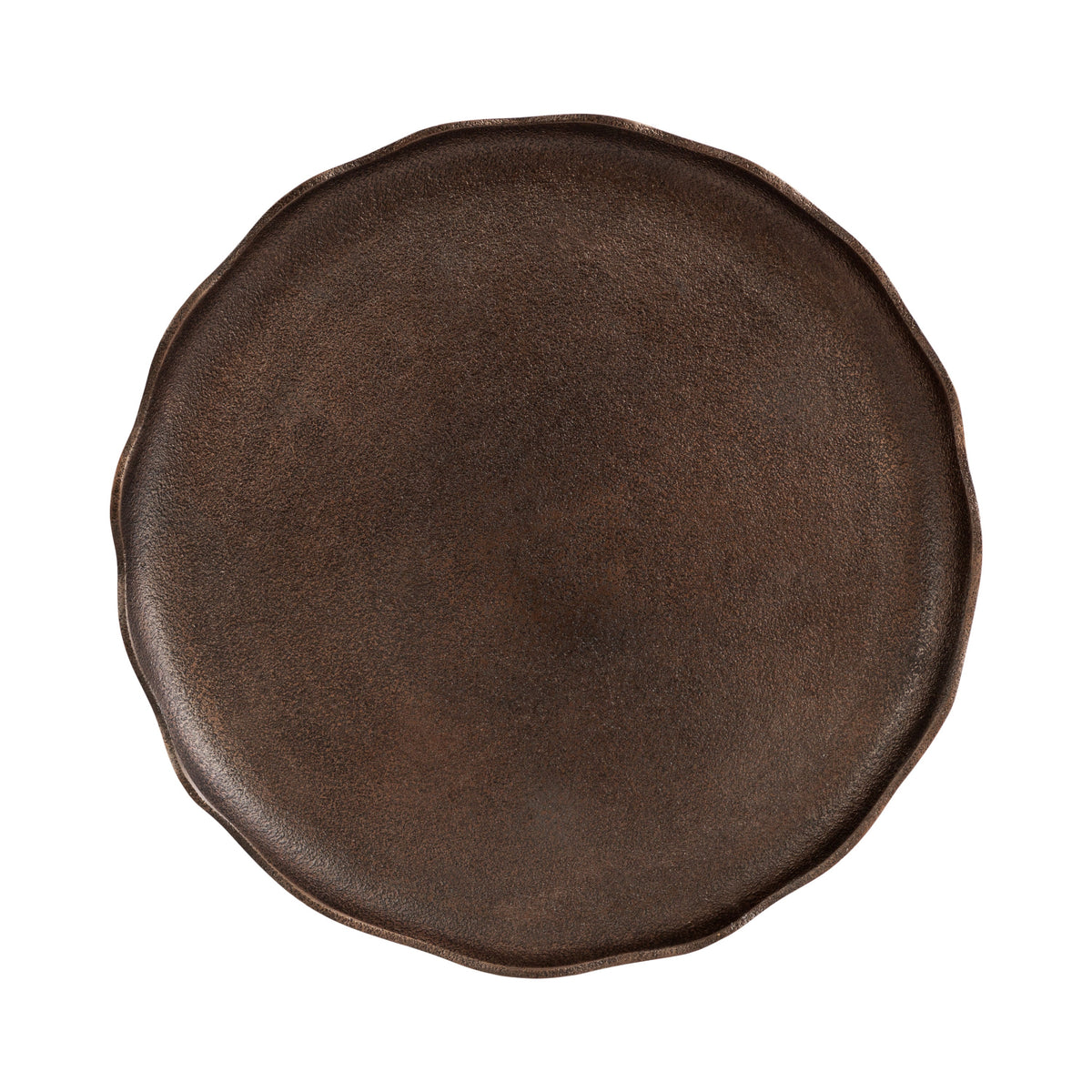 Alessia Decorative Footed Serving Tray | Antique Bronze