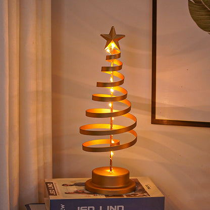 LED Spiral Christmas Tree Light | Holiday Table Decor