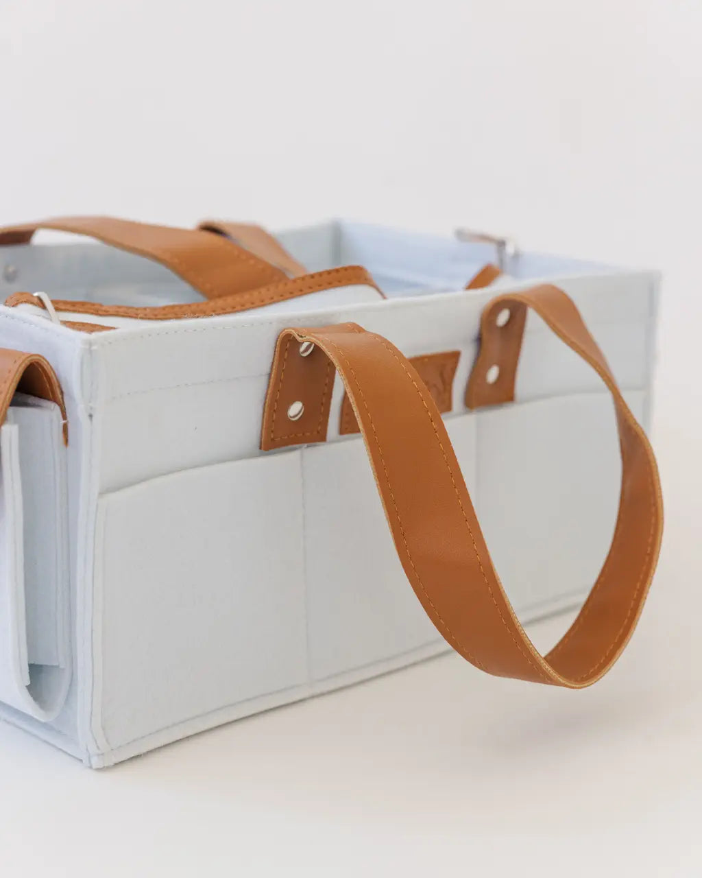 Blue Coral Baby Diaper Caddy | Nursery Organizer
