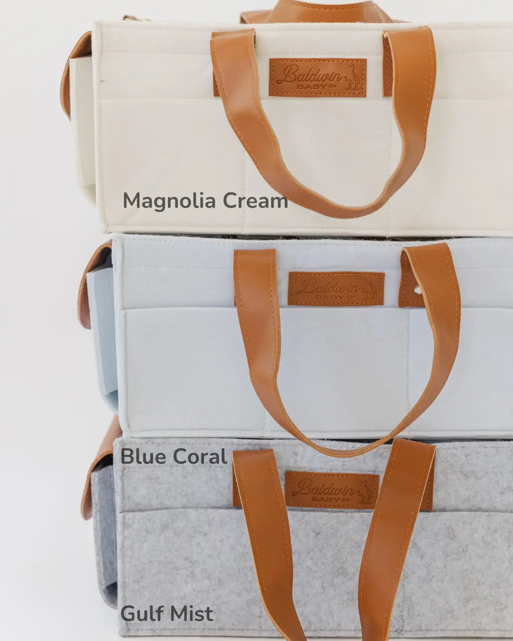 Blue Coral Baby Diaper Caddy | Nursery Organizer
