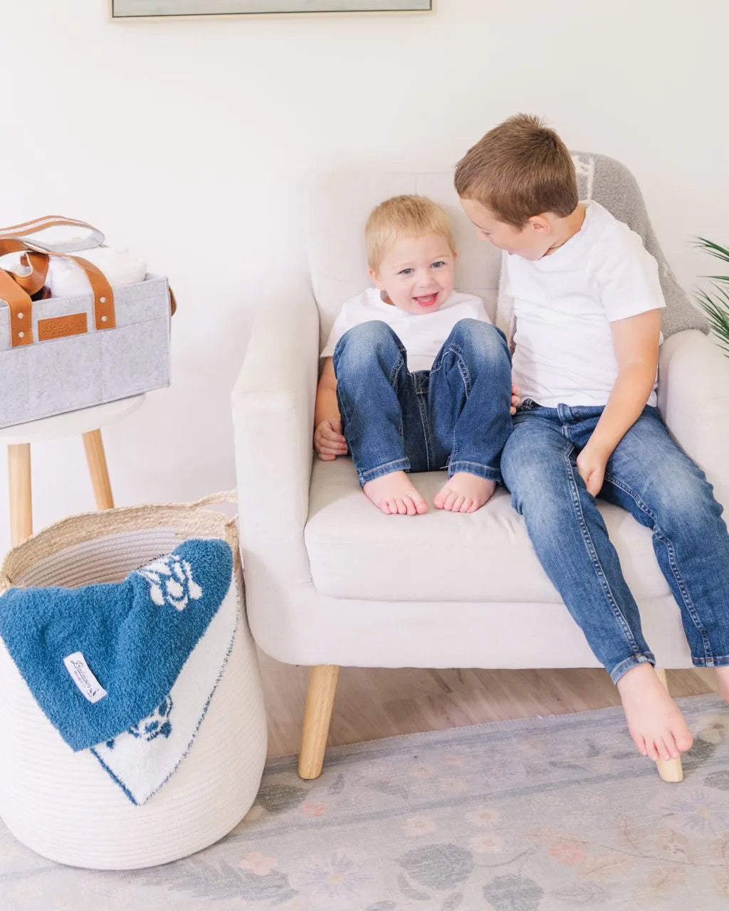 Beachcomber Woven Rope Storage Basket | Neutral Nursery Décor