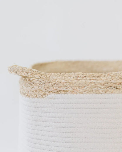 Beachcomber Woven Rope Storage Basket | Neutral Nursery Décor