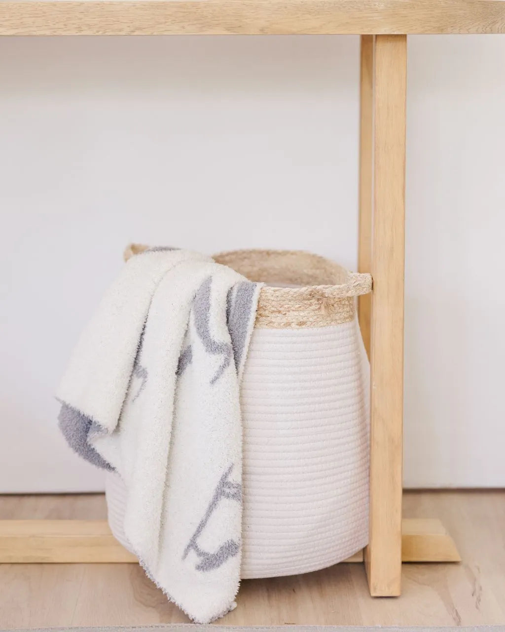 Beachcomber Woven Rope Storage Basket | Neutral Nursery Décor