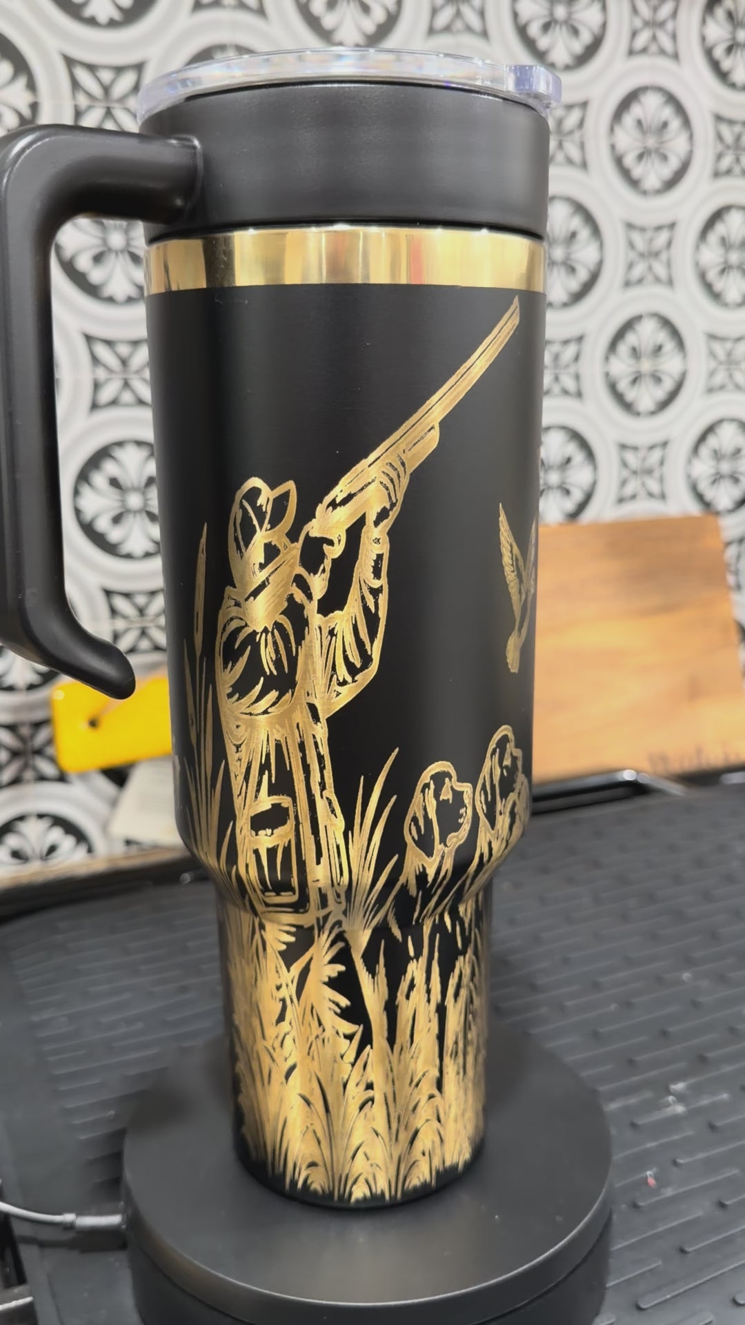 Duck Hunting Tumbler – Engraved 40 oz Waterfowl Travel Cup