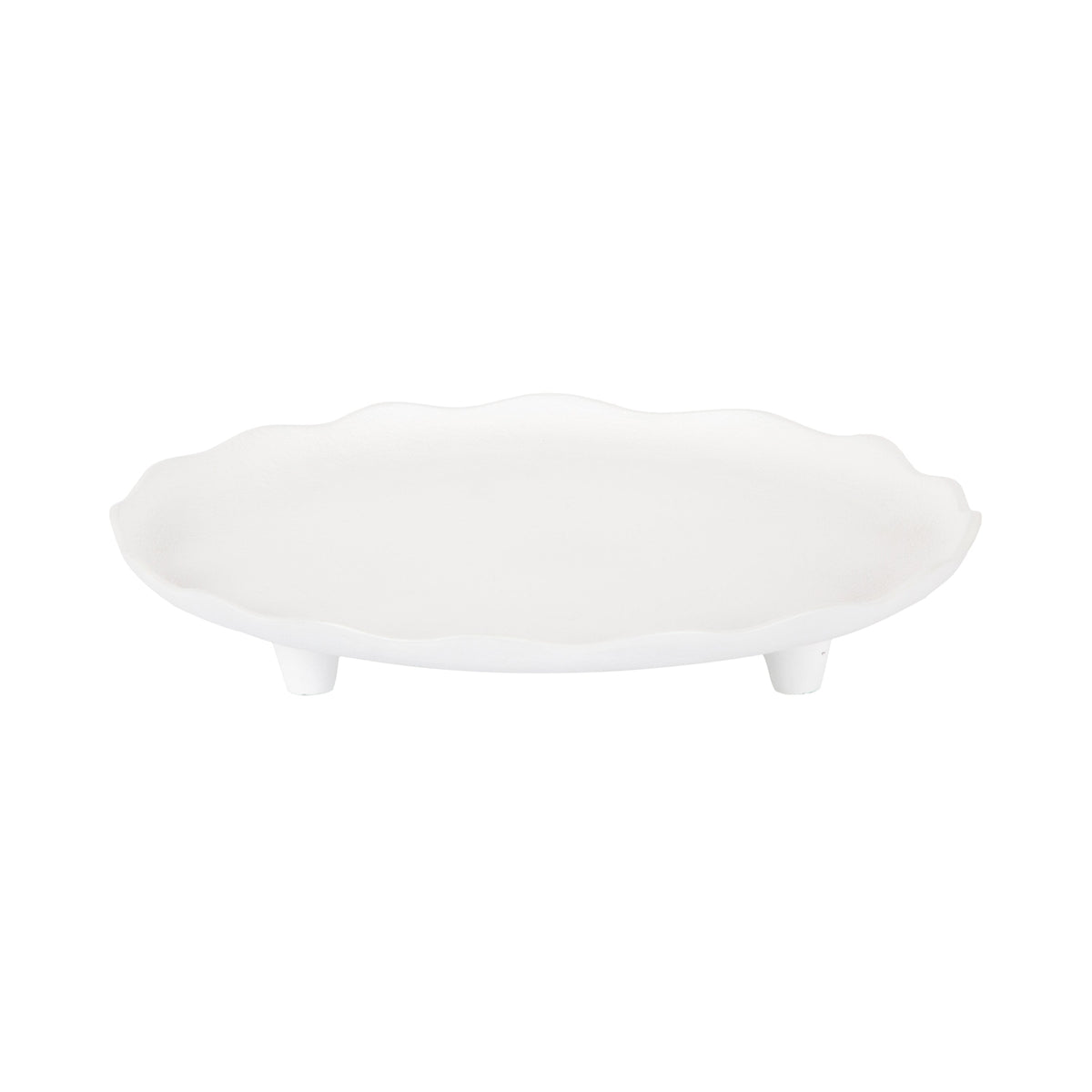 Alessia Decorative Footed Serving Tray | Antique Bronze