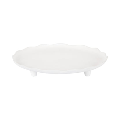 Alessia Decorative Footed Serving Tray | Antique Bronze