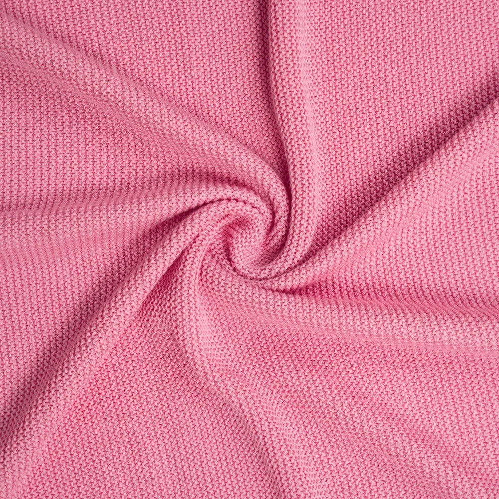 Heirloom Ruffled Edge Cotton Knit Baby Blanket