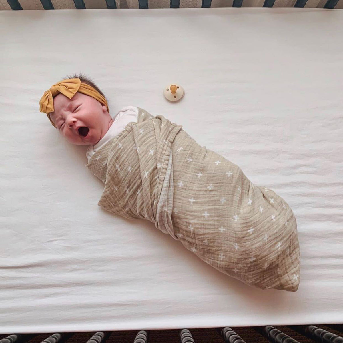 Estes Cotton Muslin Baby Swaddle Blankets – 3 Pack